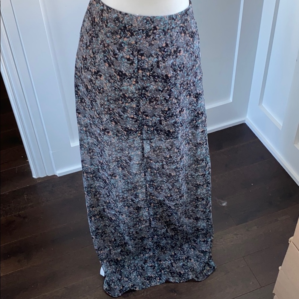 Spotted Split Maxi Skirt - image 4